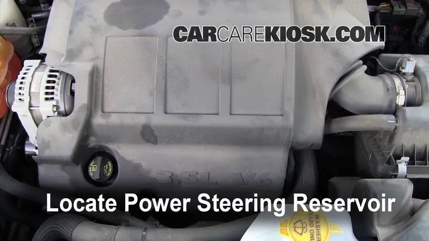 2010 Dodge Journey SXT 3.5L V6 Power Steering Fluid Add Fluid